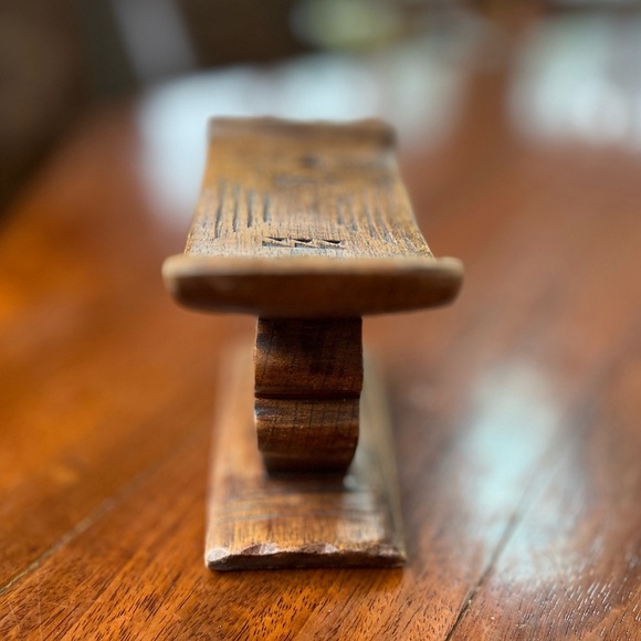 Vintage African Ashanti Headrest - Picture 4 of 10